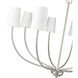 Kandor 8 Light 38 inch Brushed Nickel Chandelier Ceiling Light